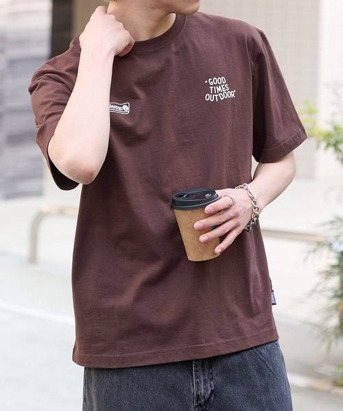 COLEMAN(コールマン)の「【Coleman】GOOD TIMES OUTDOOR コールマンTEE(Tシャツ/カットソー・レディース・ホワイト/グリーン/ピンク/ダークブラウン/ブラック・S/M/L/XL)」の22枚目の写真