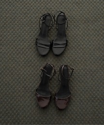 lawgy | slim strap low heel sandal / スリムストラップローヒールサンダル(サンダル)