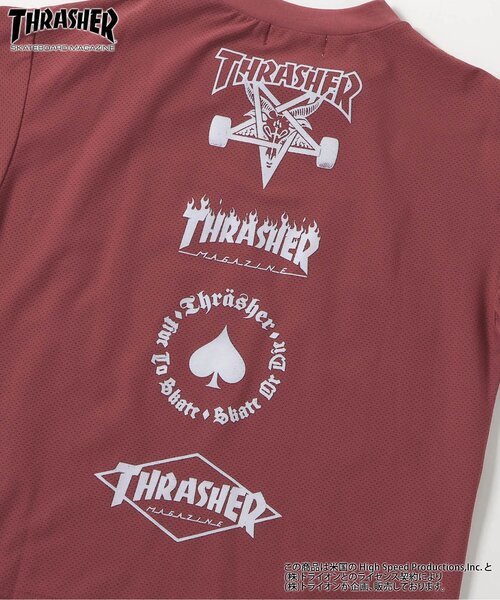 Ampersand（アンパサンド）の「THRASHER　水陸両用　ガラデルTシャツ（Tシャツ/カットソー・キッズ・チャコール/エンジ・140/130/120/110/100/90/80）」の11枚目の写真