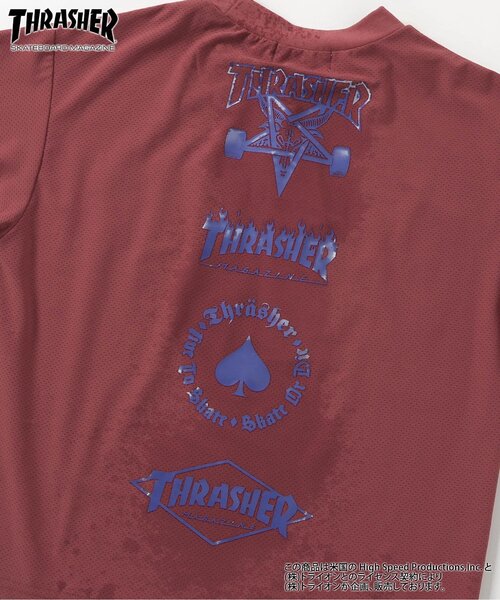 Ampersand（アンパサンド）の「THRASHER　水陸両用　ガラデルTシャツ（Tシャツ/カットソー・キッズ・チャコール/エンジ・140/130/120/110/100/90/80）」の13枚目の写真