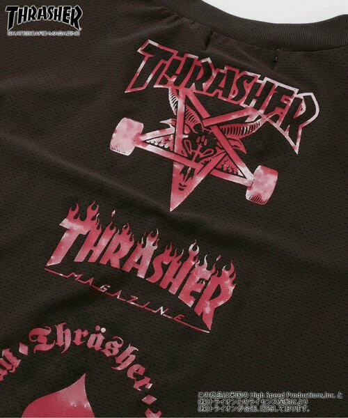 Ampersand（アンパサンド）の「THRASHER　水陸両用　ガラデルTシャツ（Tシャツ/カットソー・キッズ・チャコール/エンジ・140/130/120/110/100/90/80）」の16枚目の写真