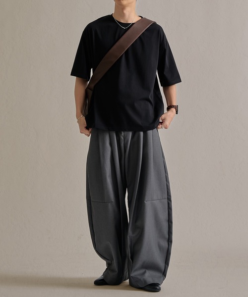 epnok（エプノック）の「【A4/PC収納可】多機能ビッグショルダーバッグ（ショルダーバッグ・メンズ・ブラウン/ブラック・ONE SIZE）」の14枚目の写真