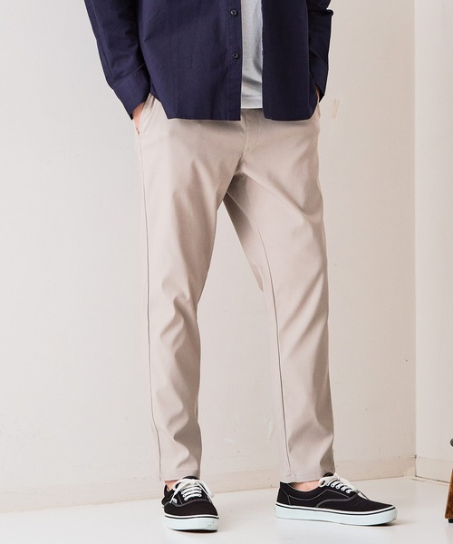 Blue Standard (ブルースタンダード)の「【BLUE STANDARD/ブルースタンダード】快適スーパーストレッチイージーパンツ ラクパン リラックスストレッチ 遮熱 UVカット 冷感 軽量 イージーケア 毛玉レス(その他パンツ・メンズ・チャコールグレー/アイボリー/ブラック/ベージュ・X-LARGE/LARGE/MEDIUM)」の11枚目の写真
