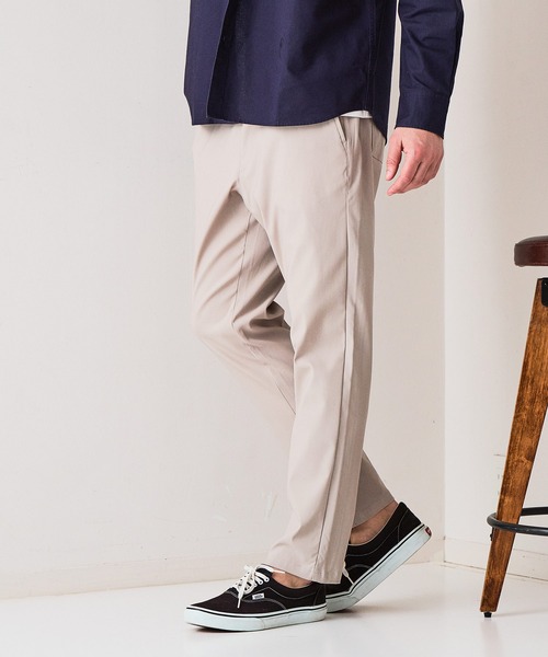 Blue Standard (ブルースタンダード)の「【BLUE STANDARD/ブルースタンダード】快適スーパーストレッチイージーパンツ ラクパン リラックスストレッチ 遮熱 UVカット 冷感 軽量 イージーケア 毛玉レス(その他パンツ・メンズ・チャコールグレー/アイボリー/ブラック/ベージュ・X-LARGE/LARGE/MEDIUM)」の15枚目の写真