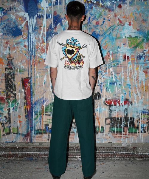SANTA CRUZ（サンタクルーズ）の「【ムラサキスポーツ限定】SANTA CRUZ サンタクルーズ 半袖 Tシャツ SSWD S/S TEE 502263410（Tシャツ/カットソー・メンズ・ホワイト/ブラック・XL/L/M）」の6枚目の写真
