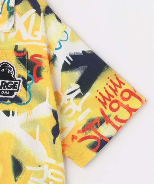 XLARGE KIDS（エクストララージキッズ）の「スプレーアート総柄半袖シャツ（シャツ/ブラウス・キッズ・グレー/イエロー・90cm/140cm/130cm/120cm/110cm/100cm）」の12枚目の写真