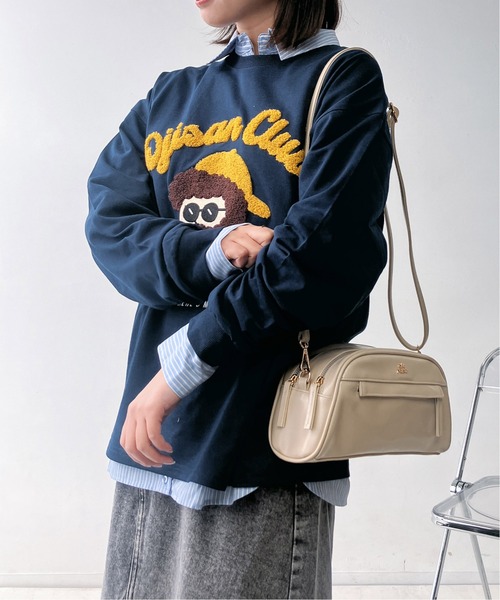 セール】〇サガラ刺繍 キャラクターロンT【UNISEX ITEM】（Tシャツ