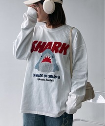 AS KNOW AS plus（アズノゥアズプラス）の「〇サガラ刺繍 キャラクターロンT【UNISEX ITEM】（Tシャツ/カットソー）」