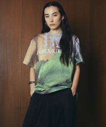 MAISON SPECIAL(���]���X�y�V����)�́y2026SUMMER PRE-ORDER�zFabric Photo Over T-Shirt/�t�@�u���b�N�t�H�g�I�[�o�[TEE(T�V���c/�J�b�g�\�[)