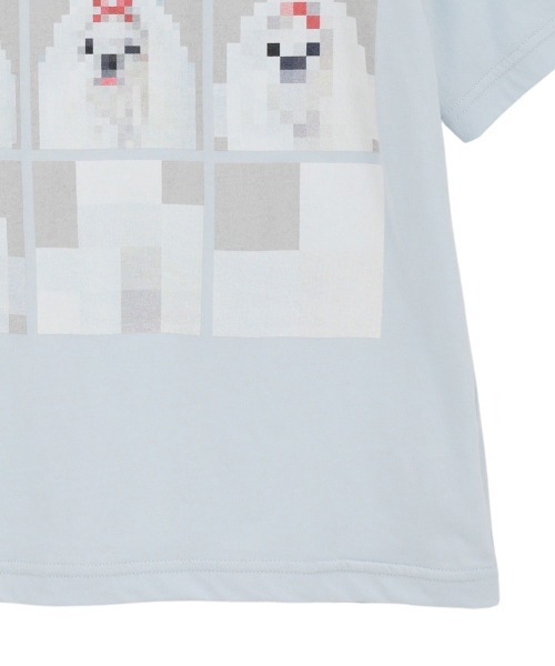 Candy Stripper(キャンディストリッパー)の「SHIH TZU LOW PIXEL Tシャツ(Tシャツ/カットソー・レディース・ピンク/ライトブルー/オフホワイト/チャコール・M/XL/L)」の15枚目の写真