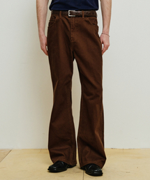 MINAV（ミナブ）の「コットンワイドフレアパンツ[ブラウン]（その他パンツ）」