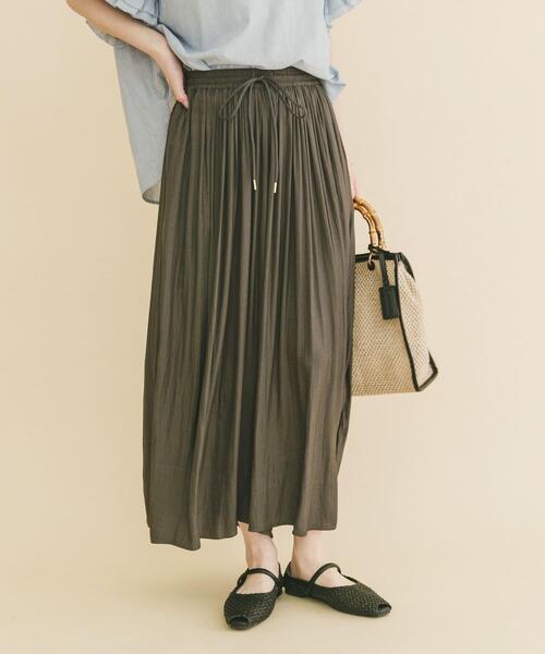 ITEMS URBANRESEARCH(アイテムズ アーバンリサーチ)の「イージーガウチョパンツ(その他パンツ・レディース・ベージュ系その他/キャメル/チャコールグレー・FREE)」の8枚目の写真