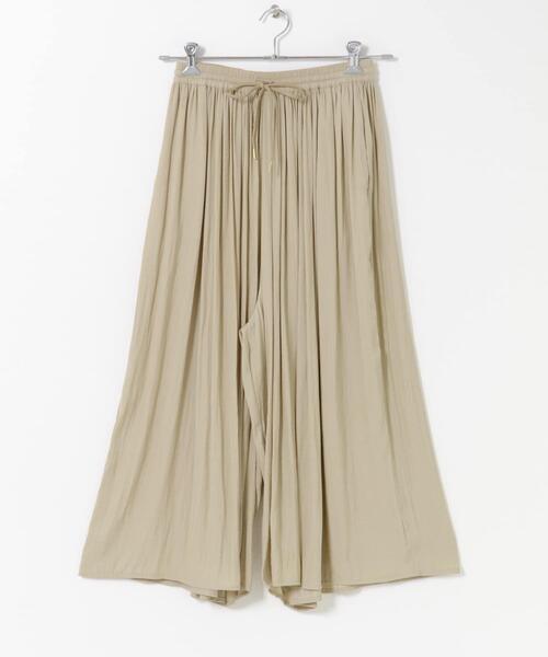 ITEMS URBANRESEARCH(アイテムズ アーバンリサーチ)の「イージーガウチョパンツ(その他パンツ・レディース・ベージュ系その他/キャメル/チャコールグレー・FREE)」の18枚目の写真