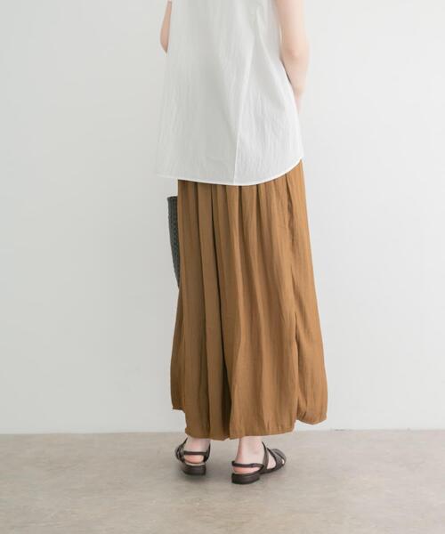 ITEMS URBANRESEARCH(アイテムズ アーバンリサーチ)の「イージーガウチョパンツ(その他パンツ・レディース・ベージュ系その他/キャメル/チャコールグレー・FREE)」の21枚目の写真