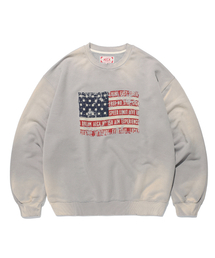 AECA（エイカ）の「EASY & FREE FLAG SWEAT SHIRTS-GREY（スウェット）」