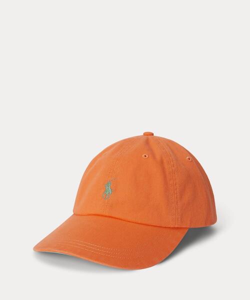 ロングビル ウォッシュド ツイル キャップ（キャップ）｜POLO RALPH