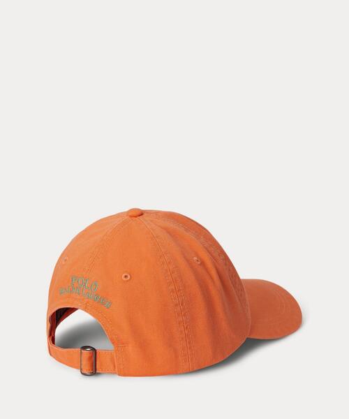 ロングビル ウォッシュド ツイル キャップ（キャップ）｜POLO RALPH