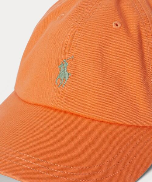 ロングビル ウォッシュド ツイル キャップ（キャップ）｜POLO RALPH