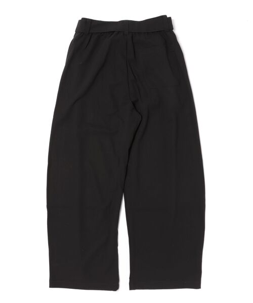 Chikashitsu +(チカシツプラス)の「【Chikashitsu +】belt tuck wide slacks / 【チカシツプラス】ベルト付きタックワイドスラックス<着用動画あり>(スラックス・メンズ・ブラック/ブラウン/グレー・L/M)」の4枚目の写真