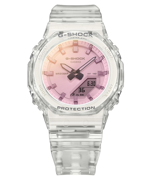 G-SHOCK(ジーショック)の「GMA-P2100シリーズ / GMA-P2100SR-7AJF(アナログ腕時計・レディース・クリア・FREE)」の7枚目の写真