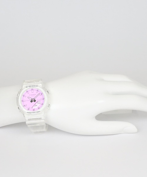 G-SHOCK(ジーショック)の「GMA-P2100シリーズ / GMA-P2100SR-7AJF(アナログ腕時計・レディース・クリア・FREE)」の12枚目の写真