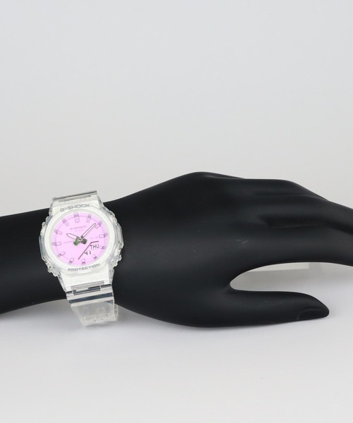 G-SHOCK(ジーショック)の「GMA-P2100シリーズ / GMA-P2100SR-7AJF(アナログ腕時計・レディース・クリア・FREE)」の11枚目の写真