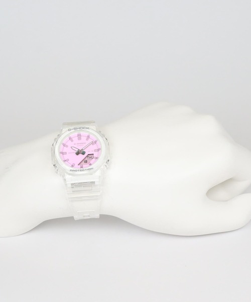 G-SHOCK(ジーショック)の「GMA-P2100シリーズ / GMA-P2100SR-7AJF(アナログ腕時計・レディース・クリア・FREE)」の10枚目の写真