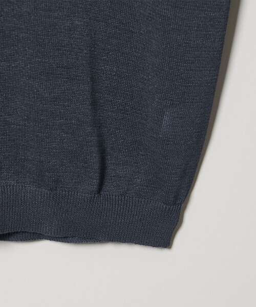 BEAUTY&YOUTH UNITED ARROWS(ビューティーアンドユースユナイテッドアローズ)の「シャイン ギマ スキッパー ポロニット ウォッシャブル(ニット/セーター・メンズ・オリーブ/ネイビー/ベージュ・S/M/L/XL)」の16枚目の写真