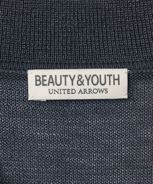 BEAUTY&YOUTH UNITED ARROWS(ビューティーアンドユースユナイテッドアローズ)の「シャイン ギマ スキッパー ポロニット ウォッシャブル(ニット/セーター・メンズ・オリーブ/ネイビー/ベージュ・S/M/L/XL)」の18枚目の写真