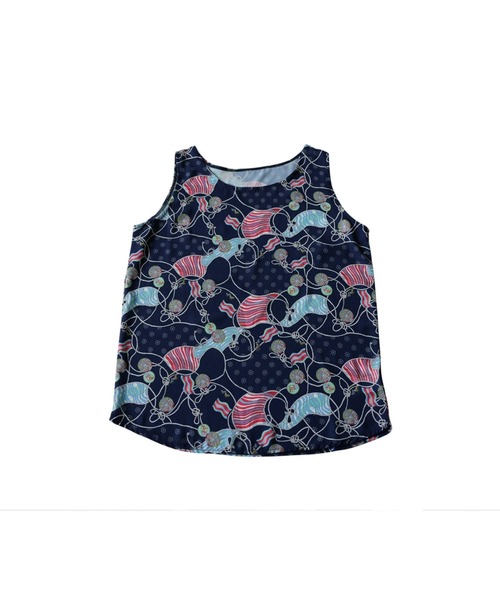 antiqua(アンティカ)の「レトロマリン柄 タンクトップ(タンクトップ・レディース・グリーン/ネイビー・ONESIZE)」の13枚目の写真
