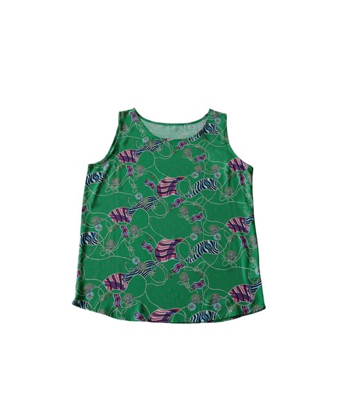 antiqua(アンティカ)の「レトロマリン柄 タンクトップ(タンクトップ・レディース・グリーン/ネイビー・ONESIZE)」の12枚目の写真