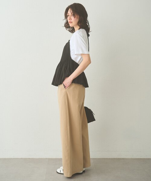 Whim Gazette（ウィムガゼット）の「レタリングTシャツ（Tシャツ/カットソー・レディース・ライトグレー/オフホワイト・FREE）」の10枚目の写真