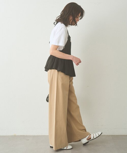 Whim Gazette（ウィムガゼット）の「レタリングTシャツ（Tシャツ/カットソー・レディース・ライトグレー/オフホワイト・FREE）」の12枚目の写真