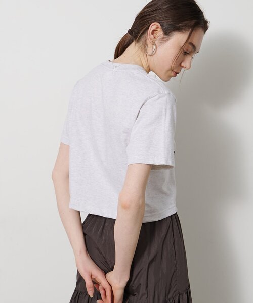 Whim Gazette（ウィムガゼット）の「レタリングTシャツ（Tシャツ/カットソー・レディース・ライトグレー/オフホワイト・FREE）」の19枚目の写真