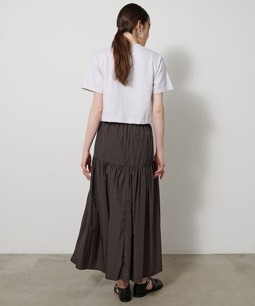 Whim Gazette（ウィムガゼット）の「レタリングTシャツ（Tシャツ/カットソー・レディース・ライトグレー/オフホワイト・FREE）」の18枚目の写真