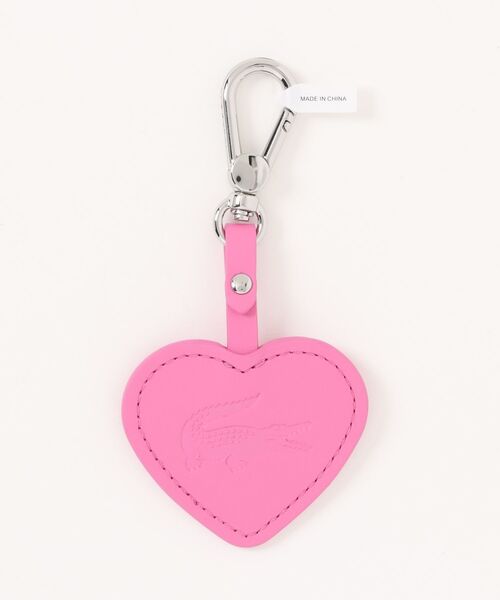 LACOSTE(ラコステ)の「《LACOSTE》HEART CHARM(キーホルダー・レディース・ピンク/ブルー・フリー)」の2枚目の写真