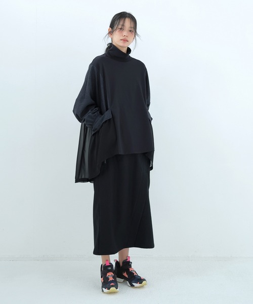 bedsidedrama(ベットサイドドラマ)の「Dreamin' Surf Rider Skirt(スカート・レディース・カーキ/ブラック・1)」の3枚目の写真