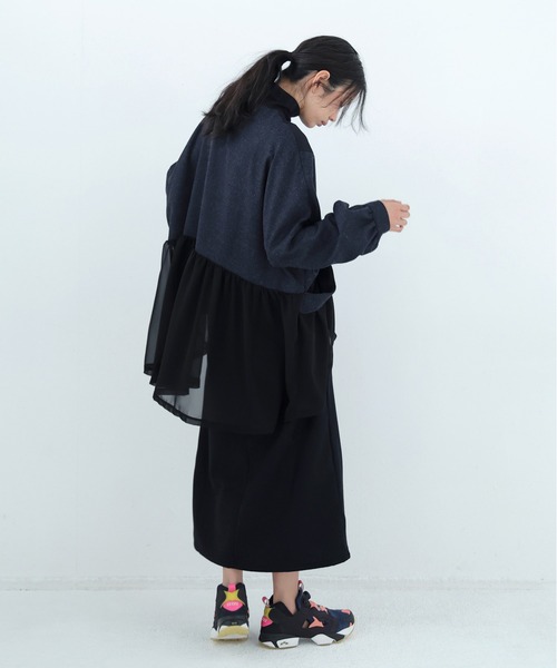 bedsidedrama(ベットサイドドラマ)の「Dreamin' Surf Rider Skirt(スカート・レディース・カーキ/ブラック・1)」の4枚目の写真