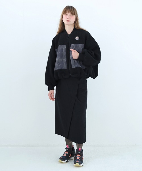 bedsidedrama(ベットサイドドラマ)の「Dreamin' Surf Rider Skirt(スカート・レディース・カーキ/ブラック・1)」の7枚目の写真