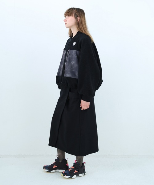 bedsidedrama(ベットサイドドラマ)の「Dreamin' Surf Rider Skirt(スカート・レディース・カーキ/ブラック・1)」の8枚目の写真
