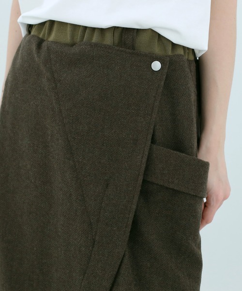 bedsidedrama(ベットサイドドラマ)の「Dreamin' Surf Rider Skirt(スカート・レディース・カーキ/ブラック・1)」の16枚目の写真