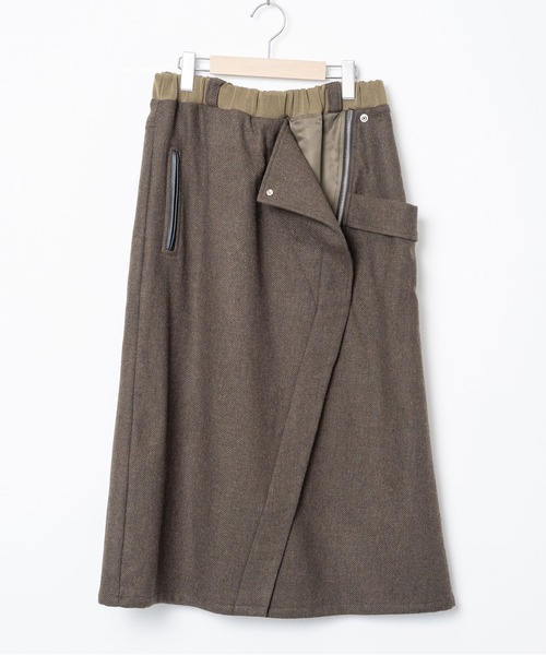 bedsidedrama(ベットサイドドラマ)の「Dreamin' Surf Rider Skirt(スカート・レディース・カーキ/ブラック・1)」の22枚目の写真