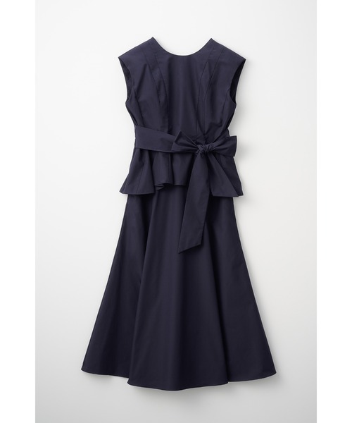 Estella.K(エステラケー)の「【Audire×Estella.K】Staycation peplum dress/フレンチペプラムドレス(Audireコラボ)(ワンピース・レディース・アイボリー/ベージュ系その他/ネイビー・SMALL/MEDIUM)」の3枚目の写真