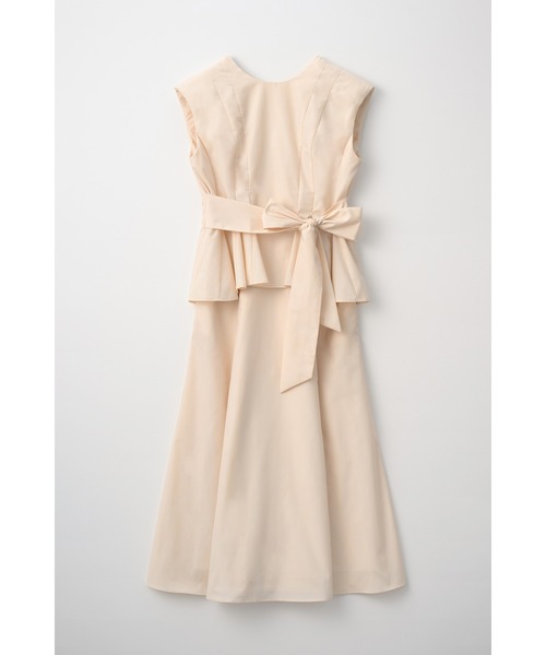 Estella.K(エステラケー)の「【Audire×Estella.K】Staycation peplum dress/フレンチペプラムドレス(Audireコラボ)(ワンピース・レディース・アイボリー/ベージュ系その他/ネイビー・SMALL/MEDIUM)」の7枚目の写真
