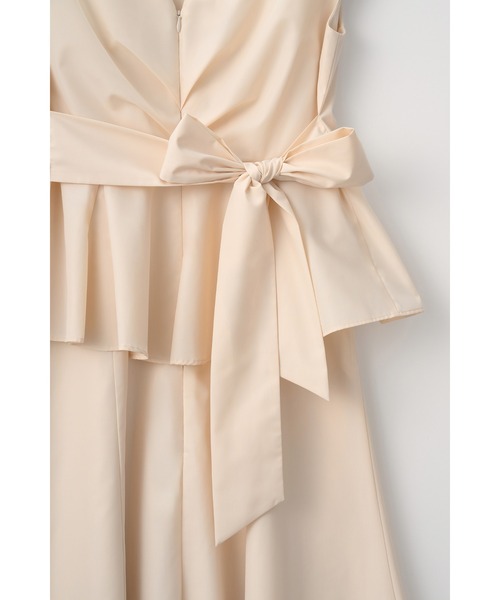 Estella.K(エステラケー)の「【Audire×Estella.K】Staycation peplum dress/フレンチペプラムドレス(Audireコラボ)(ワンピース・レディース・アイボリー/ベージュ系その他/ネイビー・SMALL/MEDIUM)」の22枚目の写真
