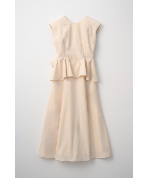 Estella.K(エステラケー)の「【Audire×Estella.K】Staycation peplum dress/フレンチペプラムドレス(Audireコラボ)(ワンピース・レディース・アイボリー/ベージュ系その他/ネイビー・SMALL/MEDIUM)」の5枚目の写真