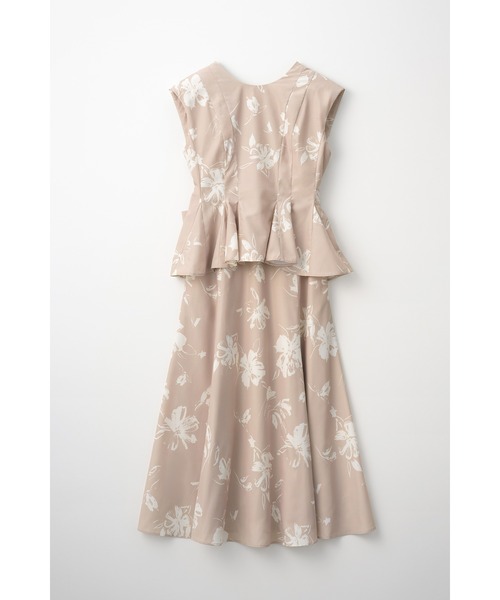 Estella.K(エステラケー)の「【Audire×Estella.K】Staycation peplum dress/フレンチペプラムドレス(Audireコラボ)(ワンピース・レディース・アイボリー/ベージュ系その他/ネイビー・SMALL/MEDIUM)」の13枚目の写真