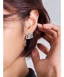 GYDA（ジェイダ）の「JEYSUS Symmetry GYDAラインストーンピアス（ピアス（両耳用））」