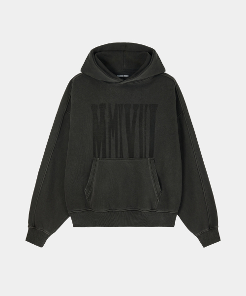 MAISON MINED(メゾンミネド)の「MMXVIII VINTAGE HOODIE BLACK(パーカー・レディース・その他・SMALL/MEDIUM/LARGE)」の11枚目の写真