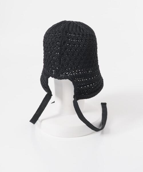 SMELLY(スメリー)の「デザインボンネットハット(ハット・レディース・アイボリー/ブラック・-)」の14枚目の写真